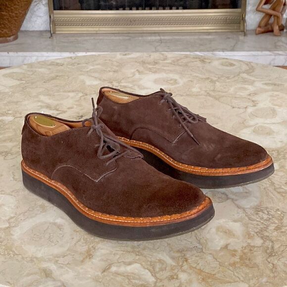 John Fluevog Donald Suede Leather Creepers - Picture 2 of 13